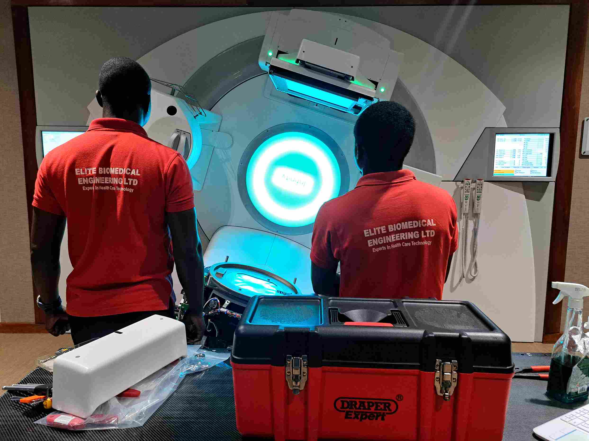 SERVICE OF LINAC MACHINE AT INTERNATIONAL BLANTYRE CANCER CENTRE